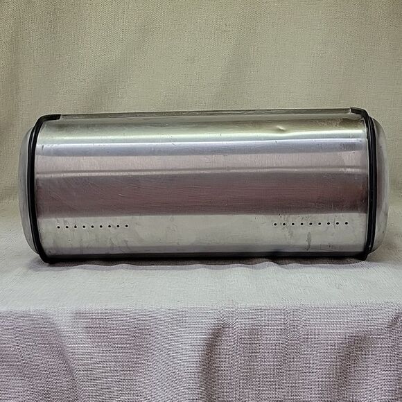 Aluminum Bread Box.  17” Long. 9” Deep - Picture 2 of 7